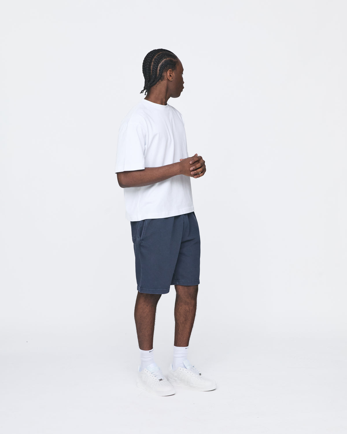 Cotton Shorts - Vintage Navy