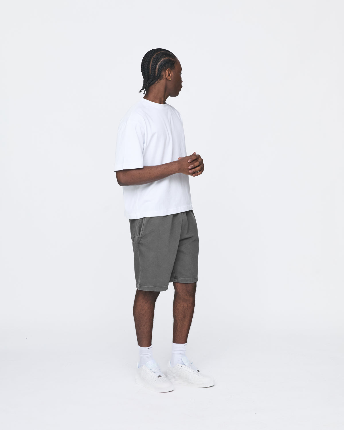 Cotton Shorts - Vintage Grey