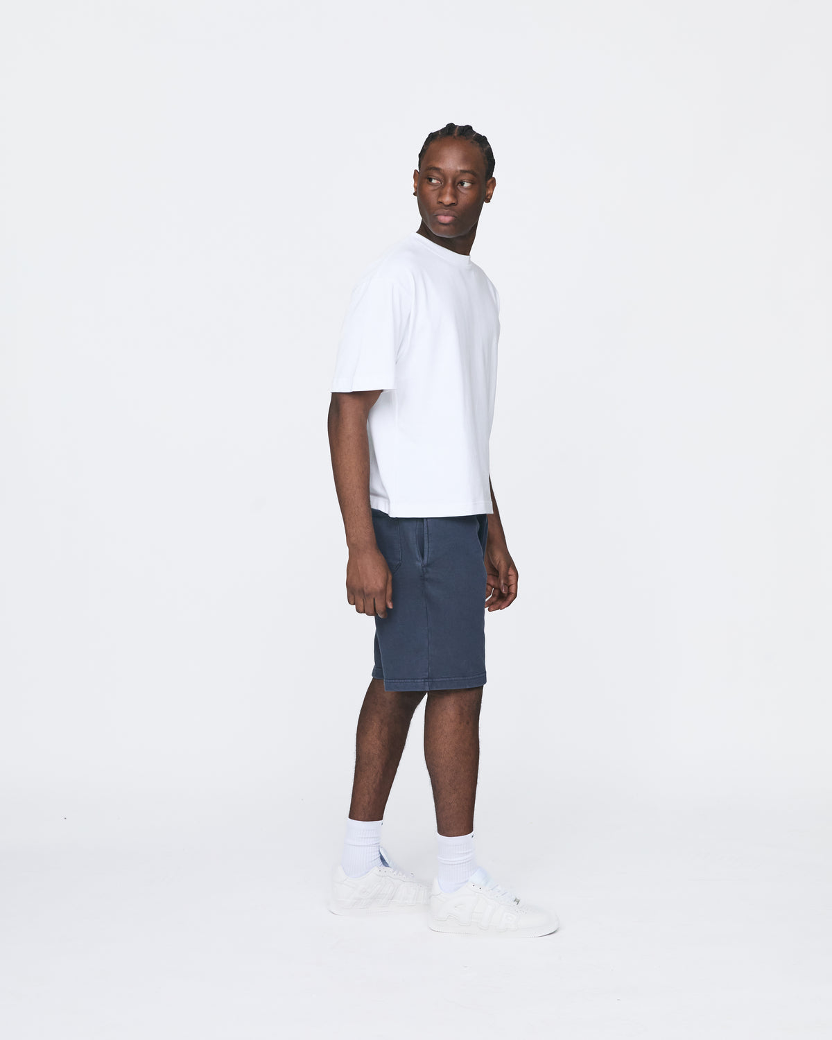 Cotton Shorts - Vintage Navy