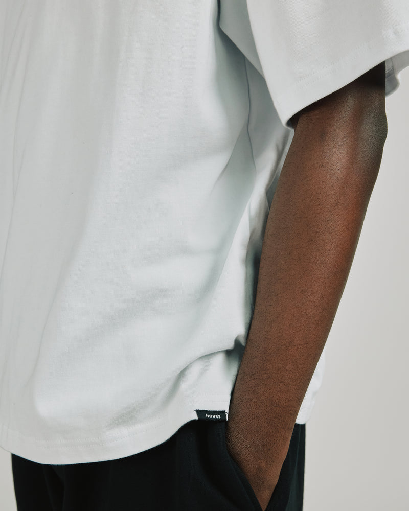 Drop Shoulder T-Shirt - White