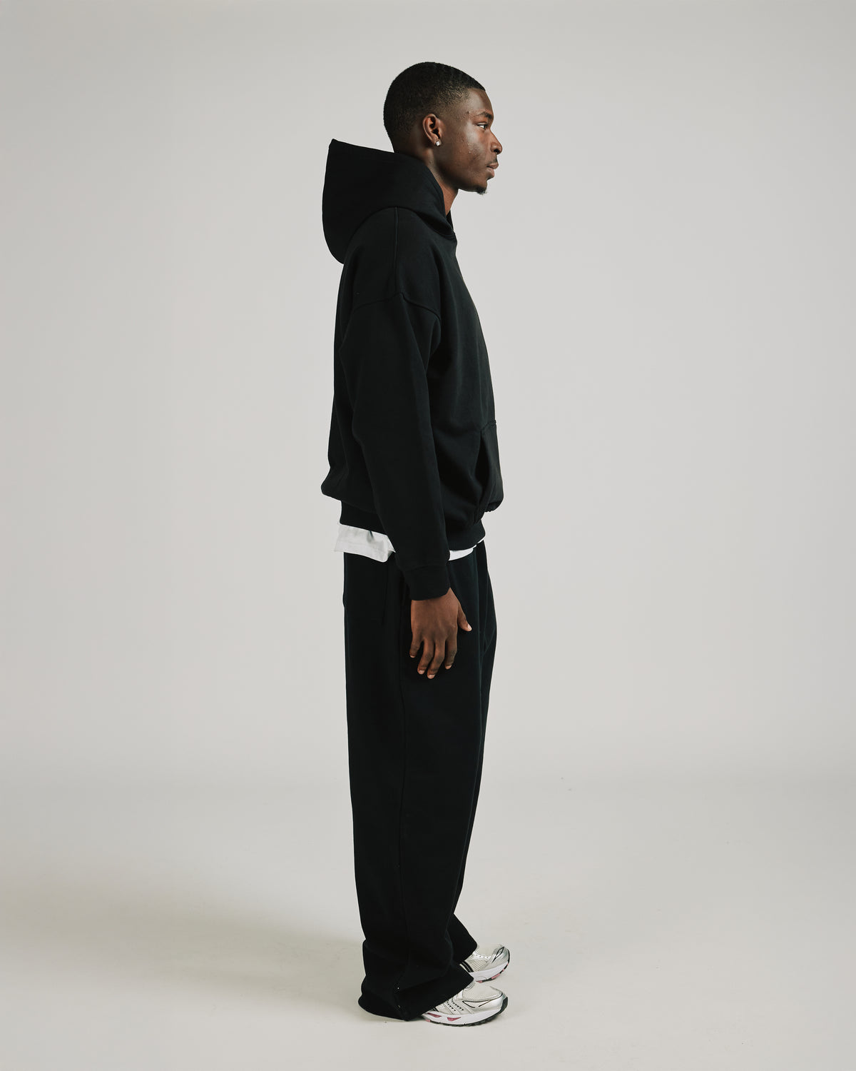 Drop Shoulder Hoodie - Black (GWP)