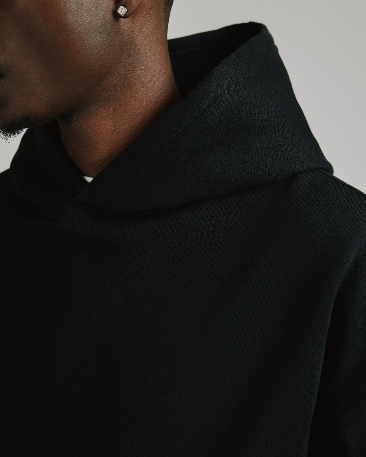 Drop Shoulder Hoodie - Black (GWP)