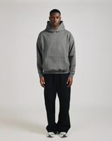 Drop Shoulder Hoodie - Charcoal
