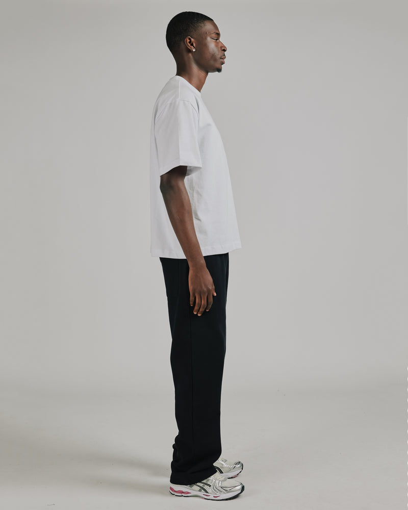 Open Bottom Sweatpant - Black