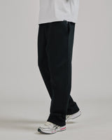 Open Bottom Sweatpant - Black