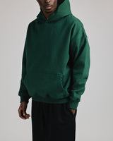 Drop Shoulder Hoodie - Forest Green
