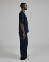 Drop Shoulder T-Shirt - Navy