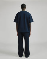 Drop Shoulder T-Shirt - Navy