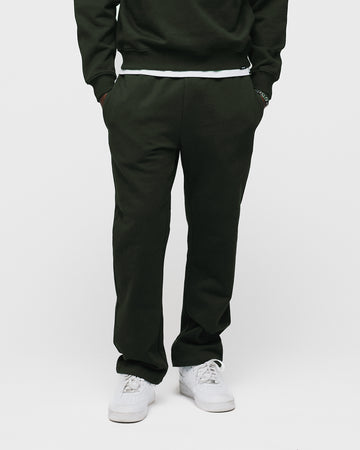 Open Bottom Sweatpants - Olive