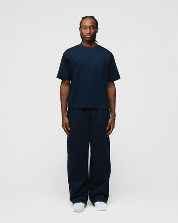 Cropped T-Shirt - Navy