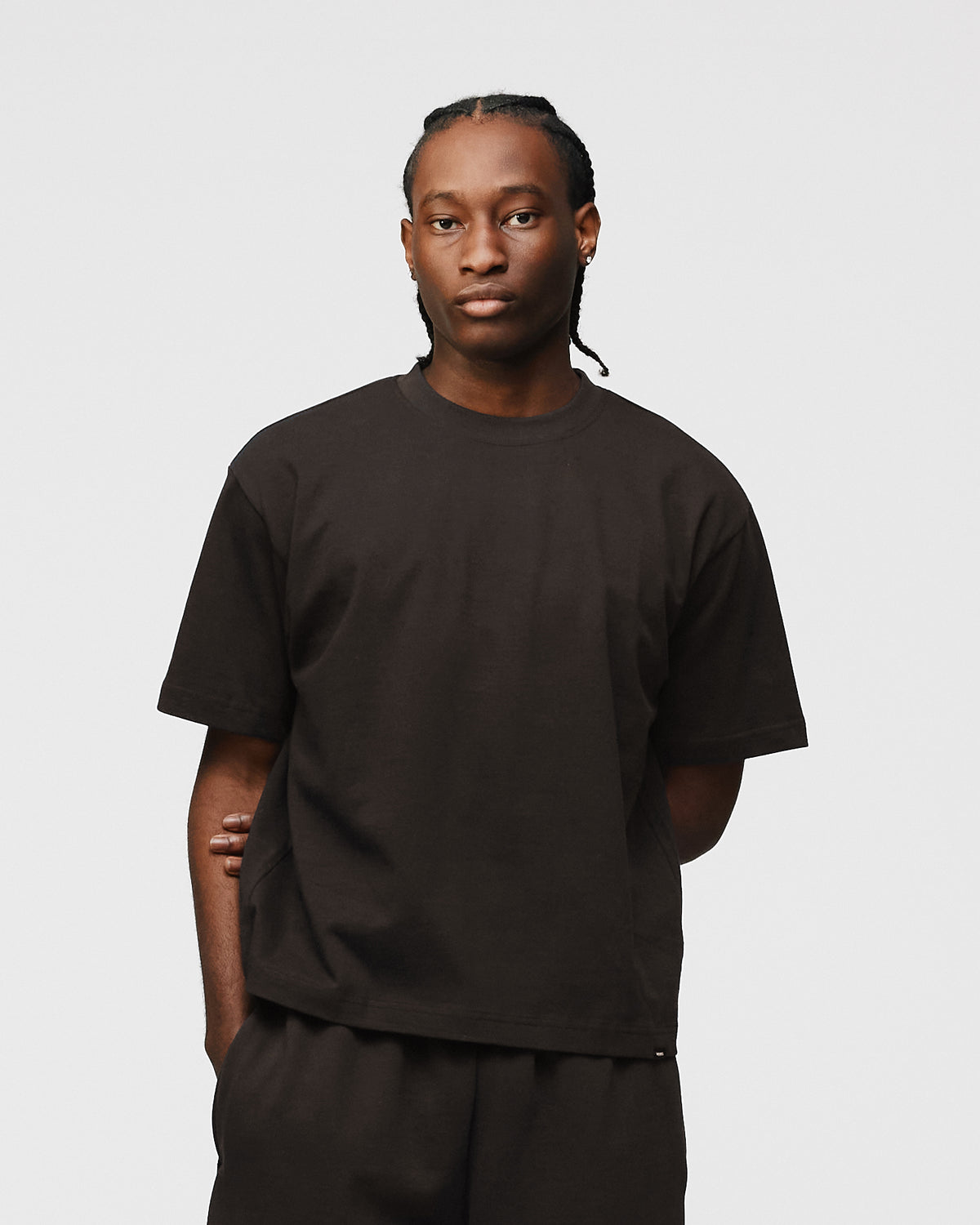 Cropped T-Shirt - Espresso