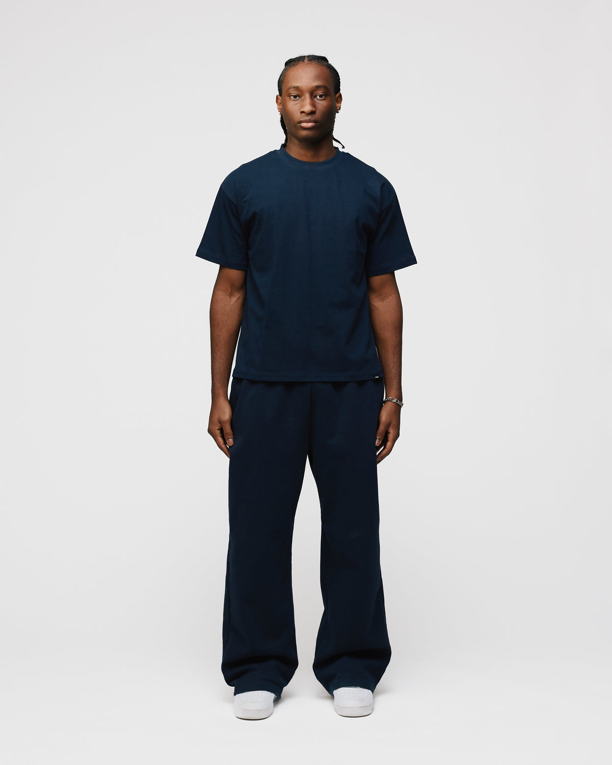 Drop Shoulder T-Shirt - Navy