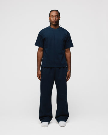 Drop Shoulder T-Shirt - Navy