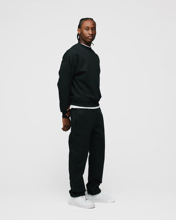 Drop Shoulder Crewneck - Black
