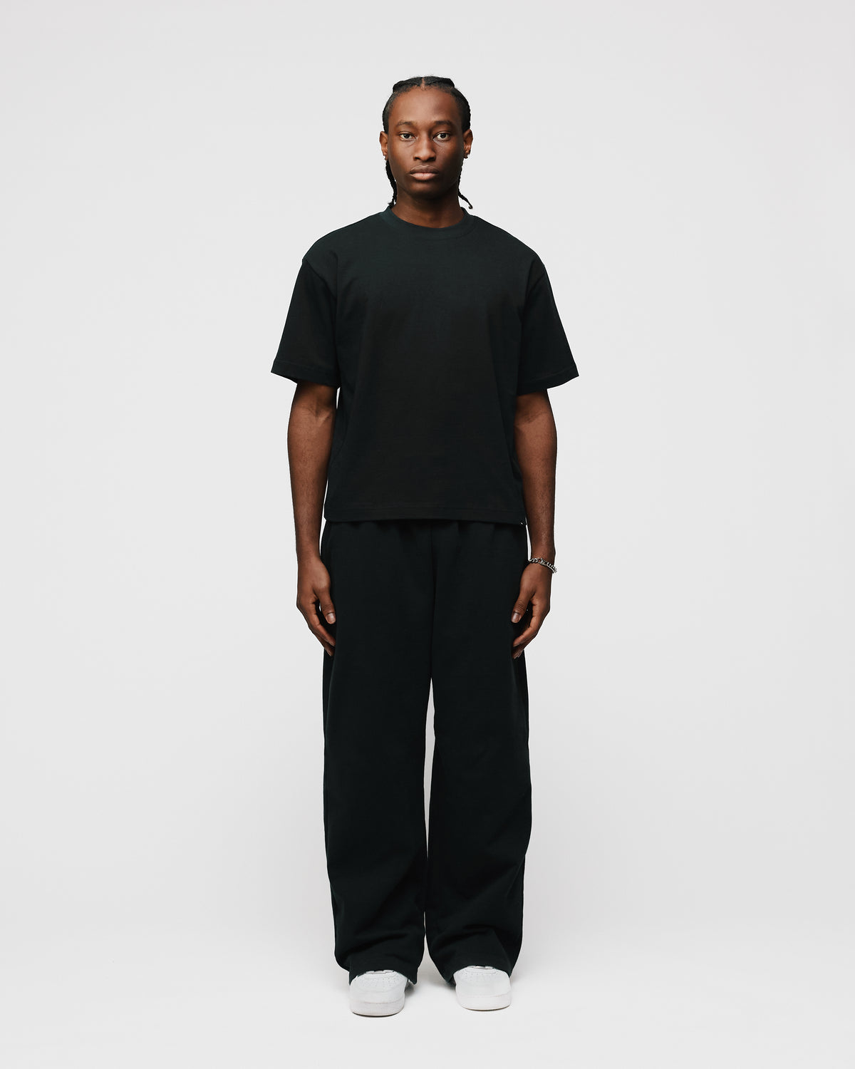 Cropped T-Shirt - Black