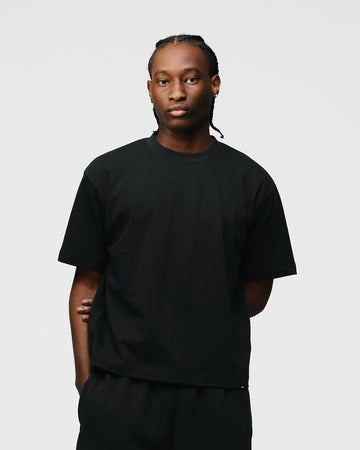 Cropped T-Shirt - Black
