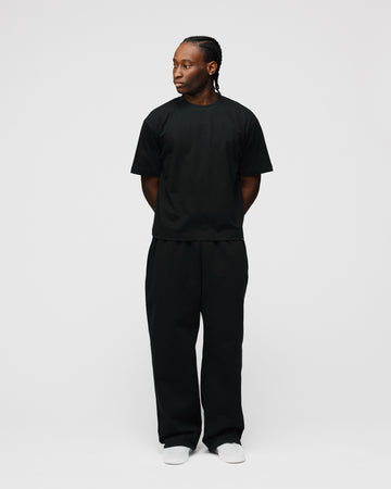Cropped T-Shirt - Black