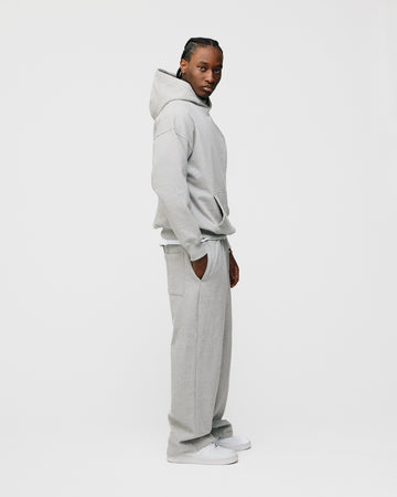 Drop Shoulder Hoodie - Grey