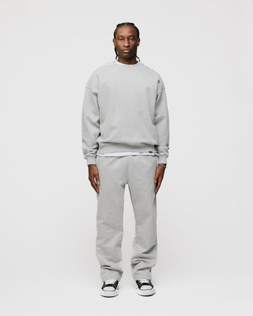 Drop Shoulder Crewneck - Grey
