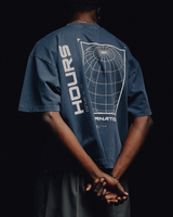 Hours International T-Shirt - Vintage Navy