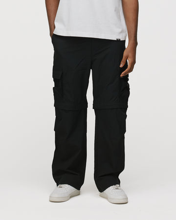 Convertible Cargo Pant - Black