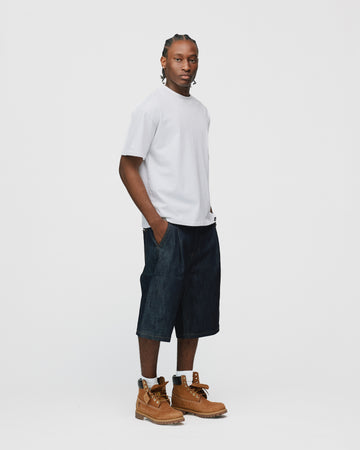 Raw Denim Shorts - Indigo