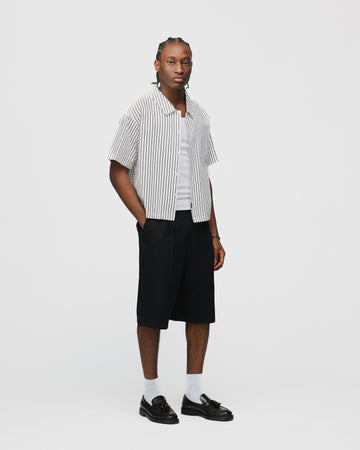 Pleated Shorts - Black