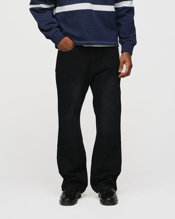 Bootcut Denim - Washed Black