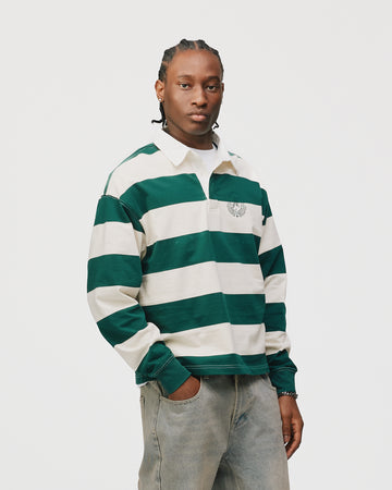Cropped Rugby Shirt - Cream