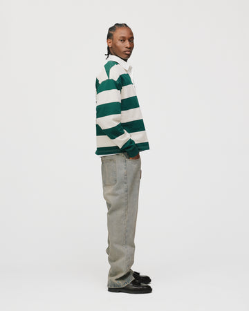 Cropped Rugby Shirt - Cream