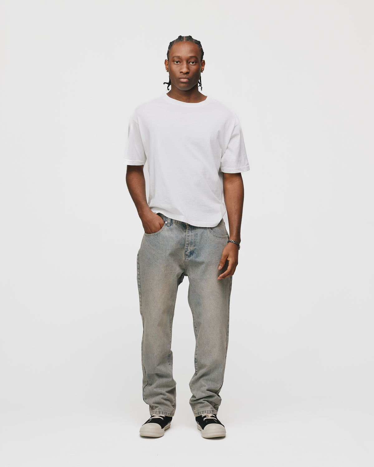 Slim Denim Pants - Desert Wash