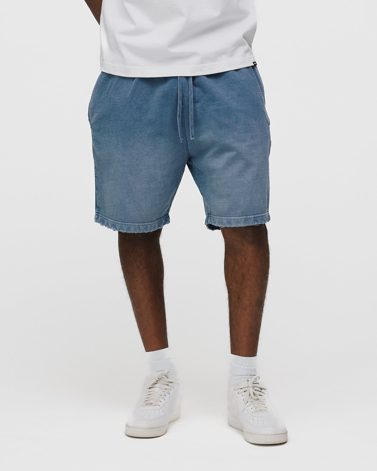 Cotton Shorts - Sunfaded Blue