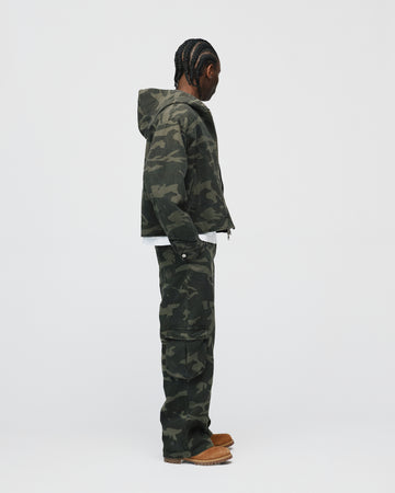 Reversible Hooded Jacket - Camo