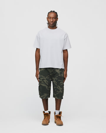 Baggy Cargo Shorts - Camo