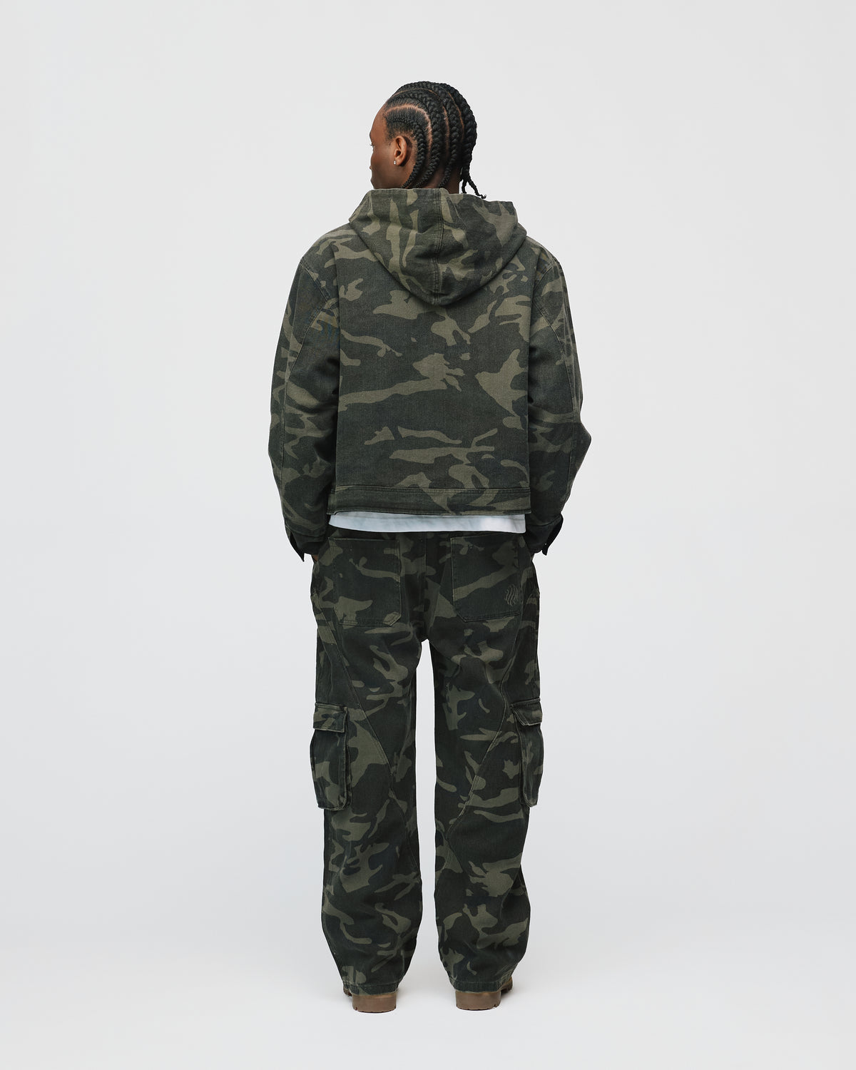 Reversible Hooded Jacket - Camo