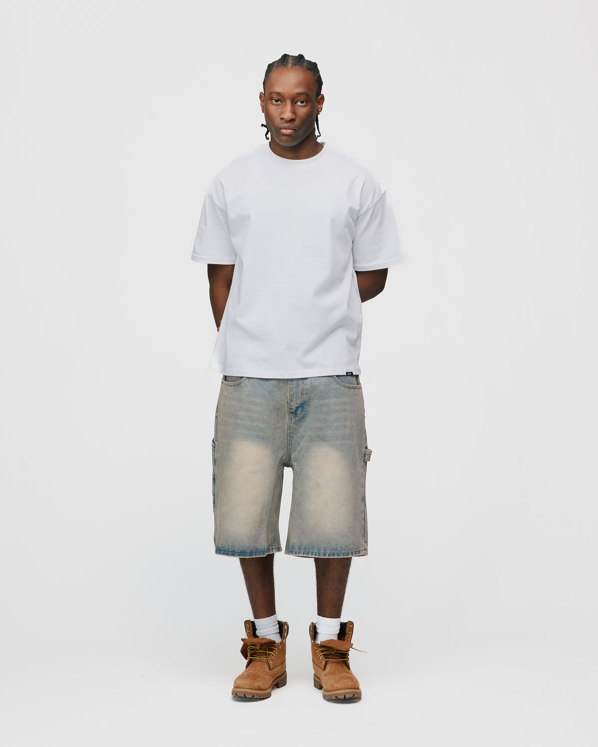 Baggy Denim Shorts - Desert Wash