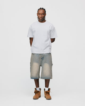 Baggy Denim Shorts - Desert Wash