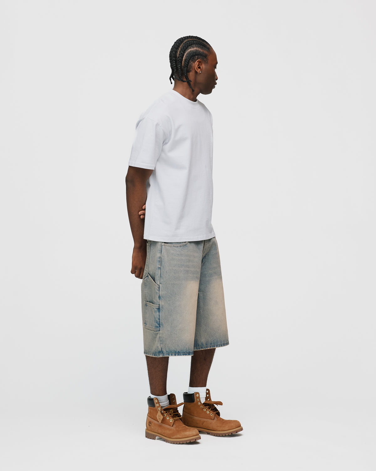 Baggy Denim Shorts - Desert Wash