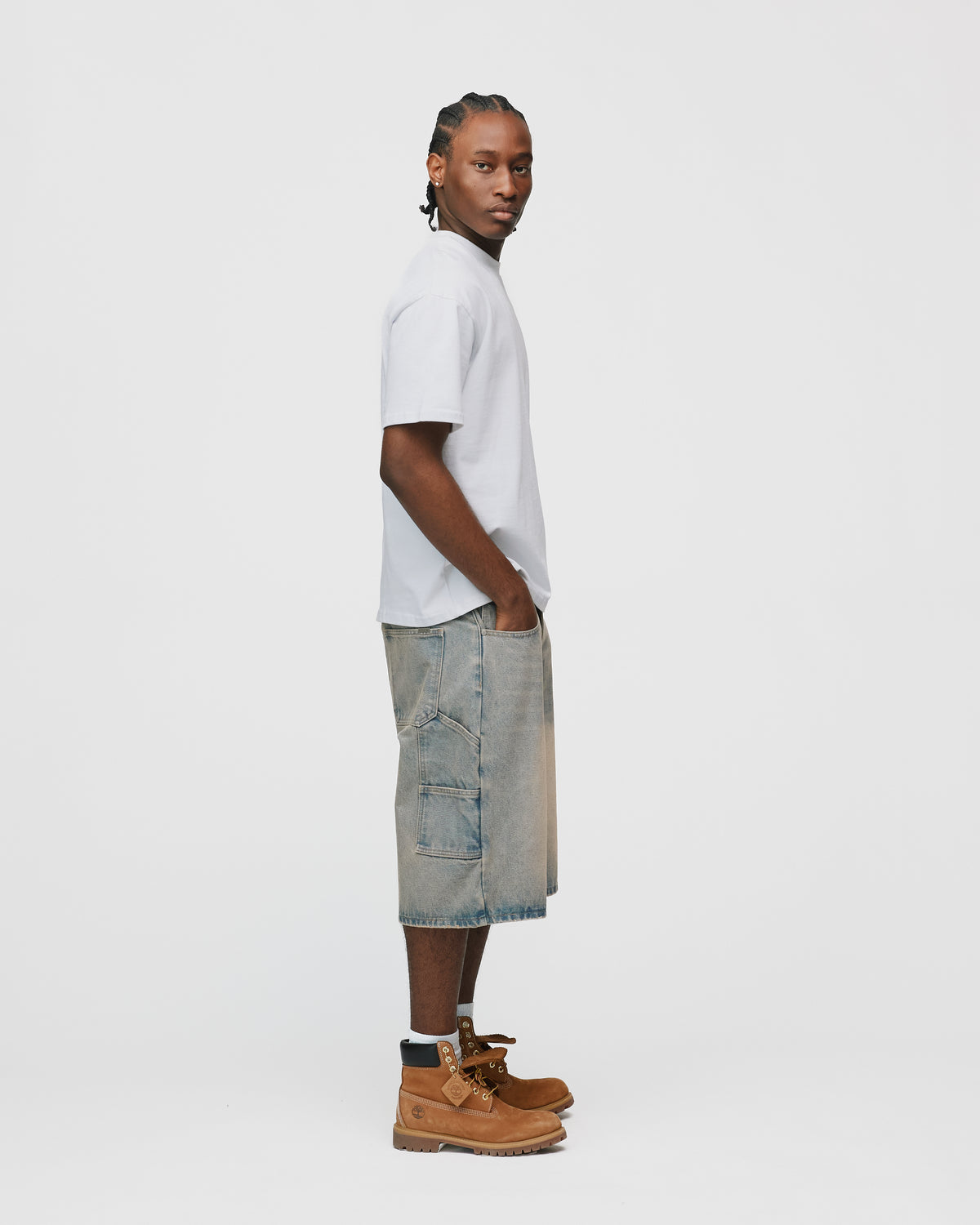 Baggy Denim Shorts - Desert Wash