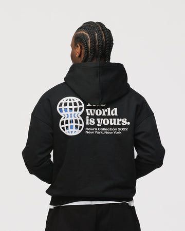The World is Yours Hoodie - Black