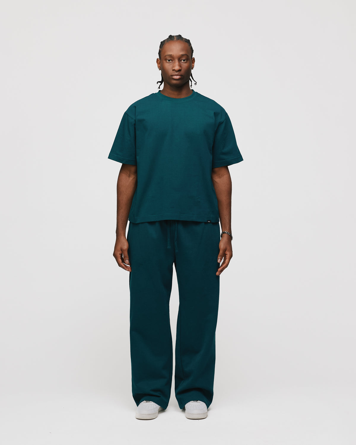 Cropped T-Shirt - Teal