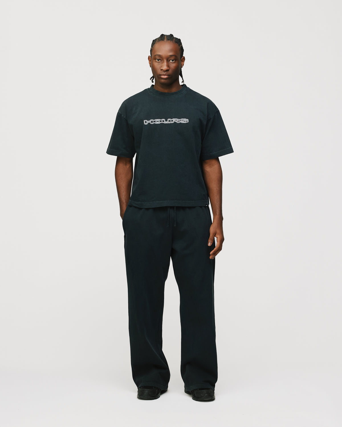 Neural Link Cropped T-Shirt - Vintage Black
