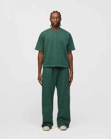 Cropped T-Shirt - Vintage Green