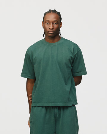 Cropped T-Shirt - Vintage Green