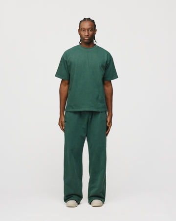Drop Shoulder T-Shirt - Vintage Green