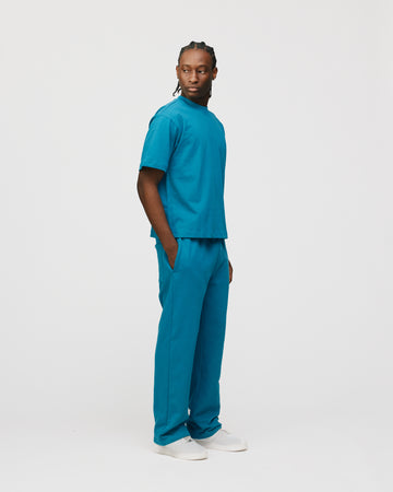 Cropped T-Shirt - Aqua