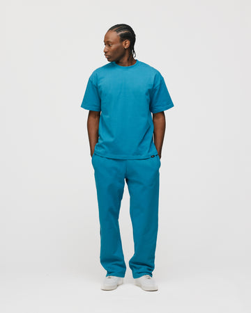 Drop Shoulder T-Shirt - Aqua