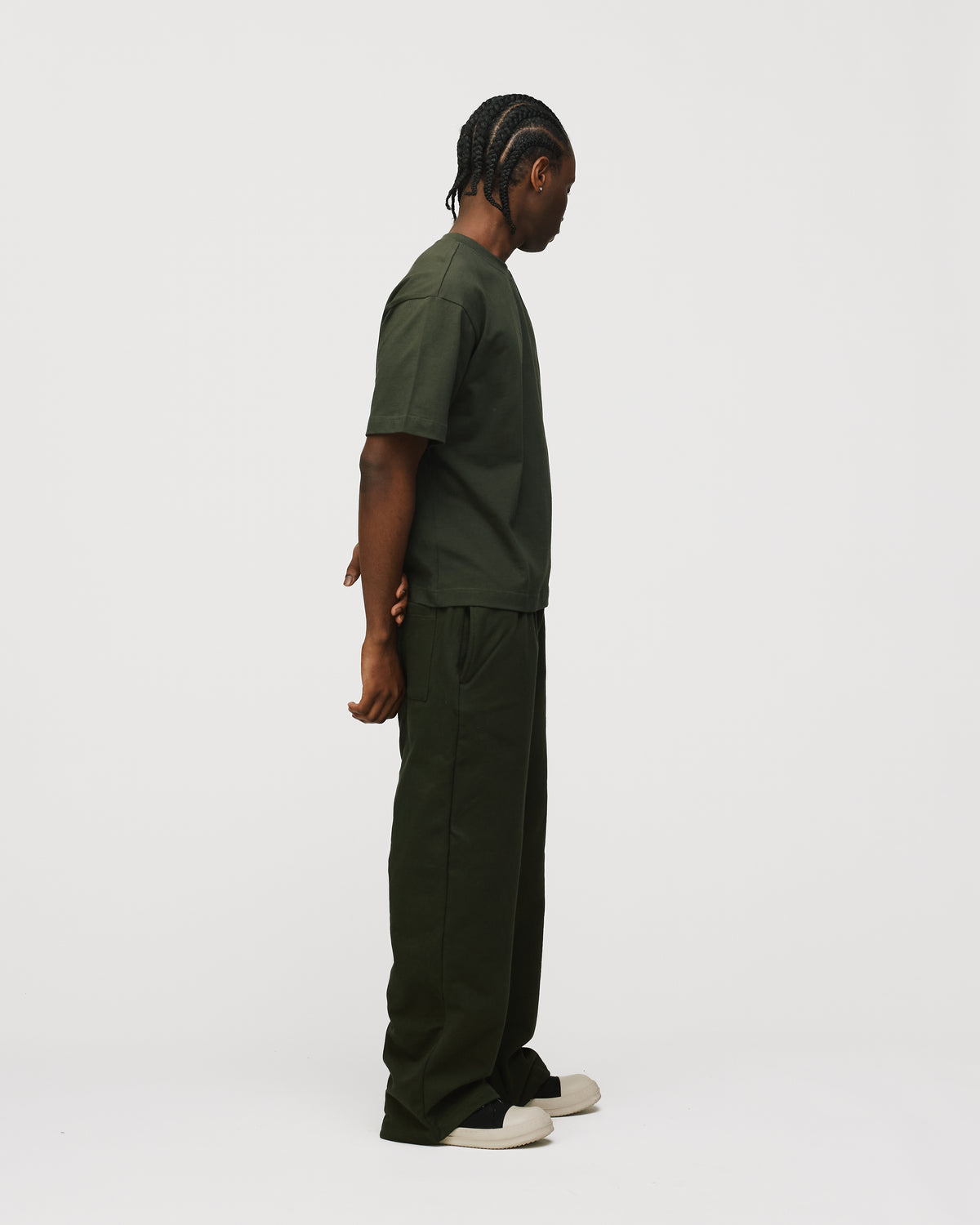 Cropped T-Shirt - Olive