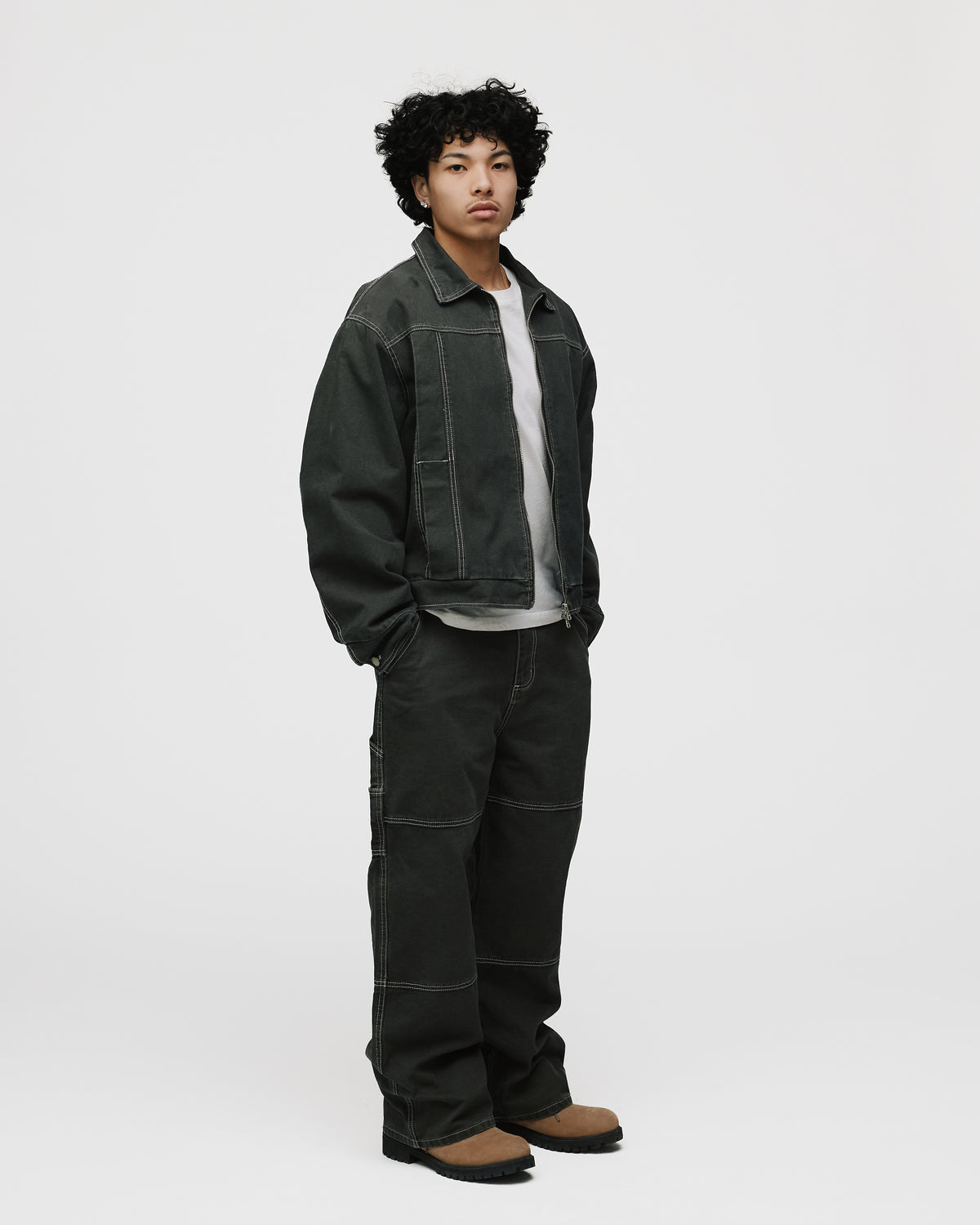 Workwear Pant - Washed Grey