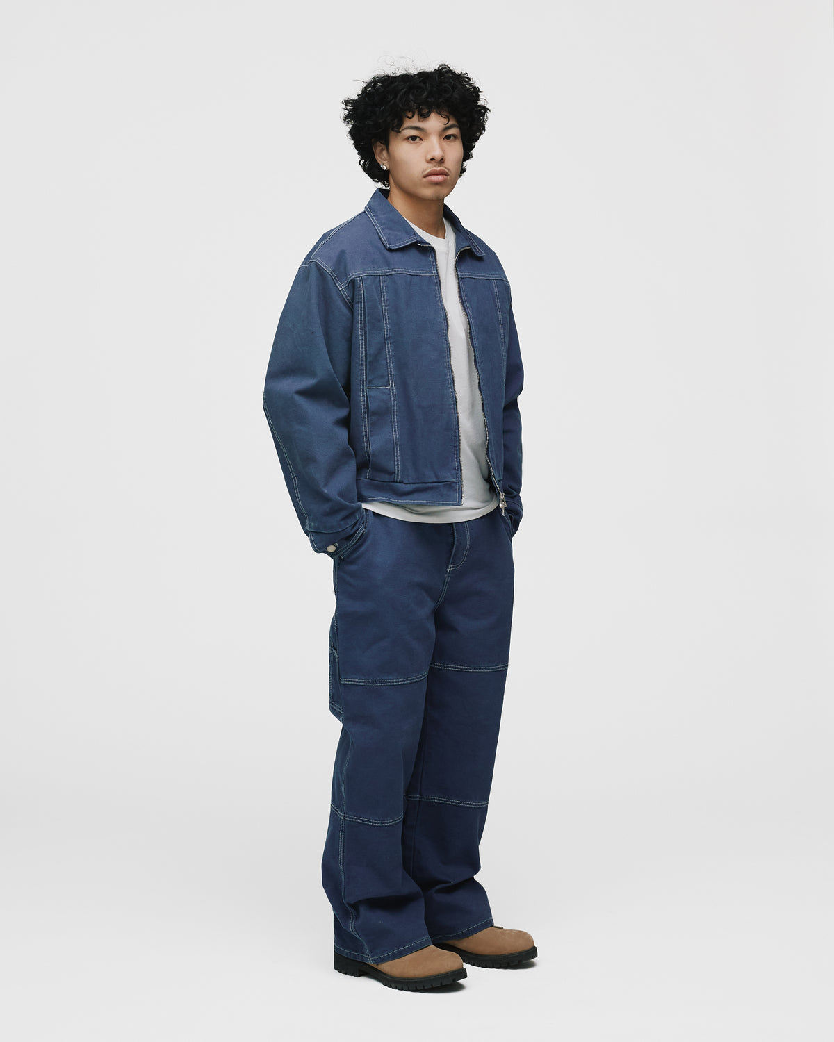 Workwear Pant - Washed Blue